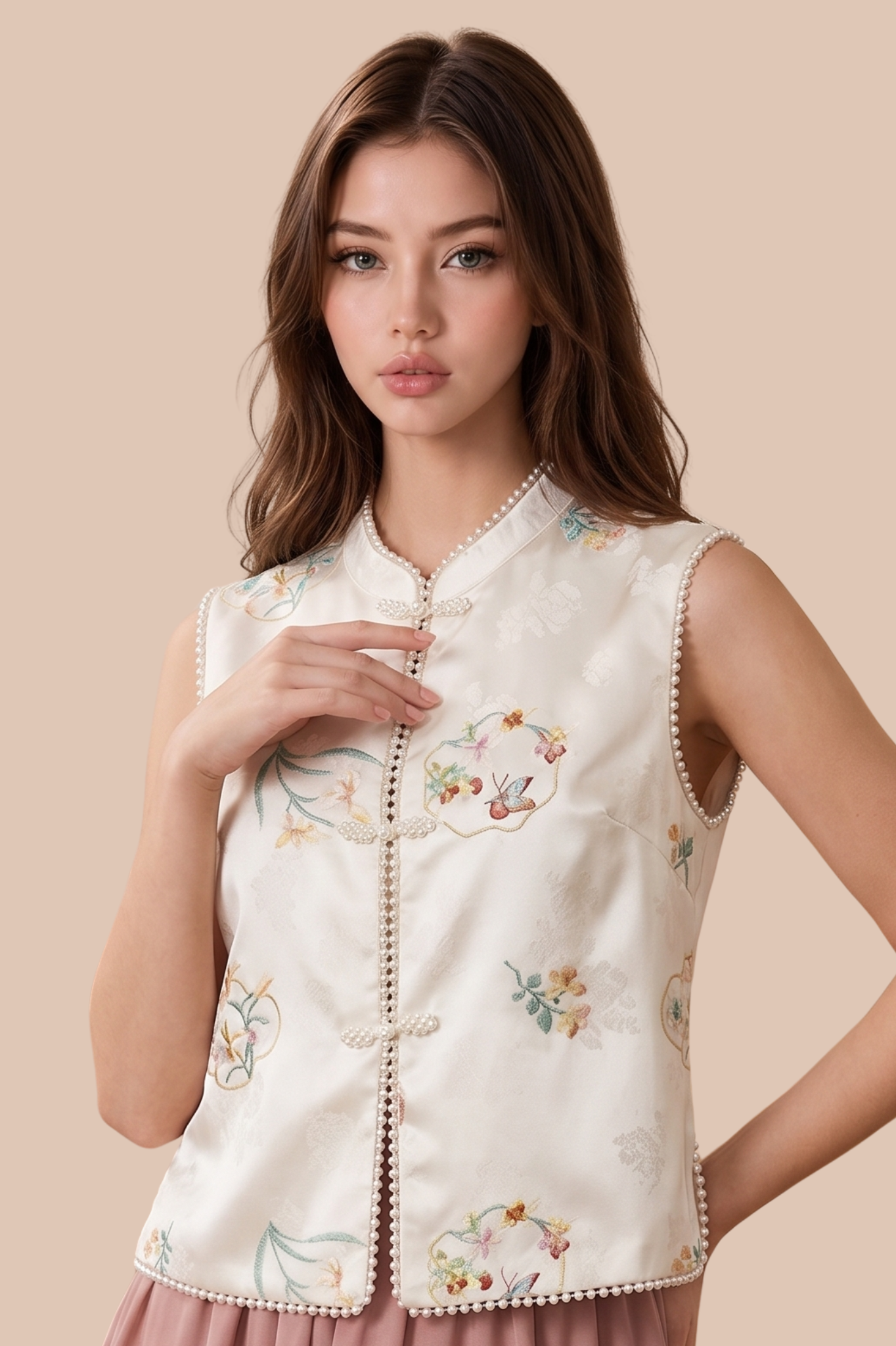 SOMERSET BAY - EMBROIDERED VEST