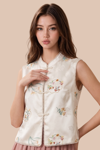 SOMERSET BAY - EMBROIDERED VEST