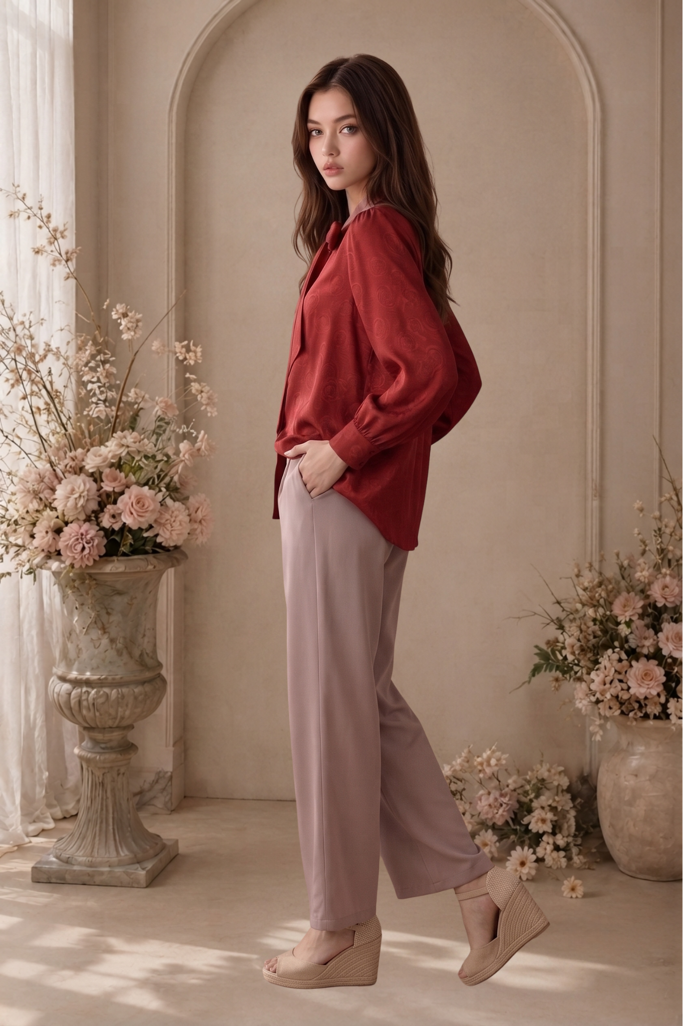 SOMERSET BAY - LONG SLEEVE BLOUSE