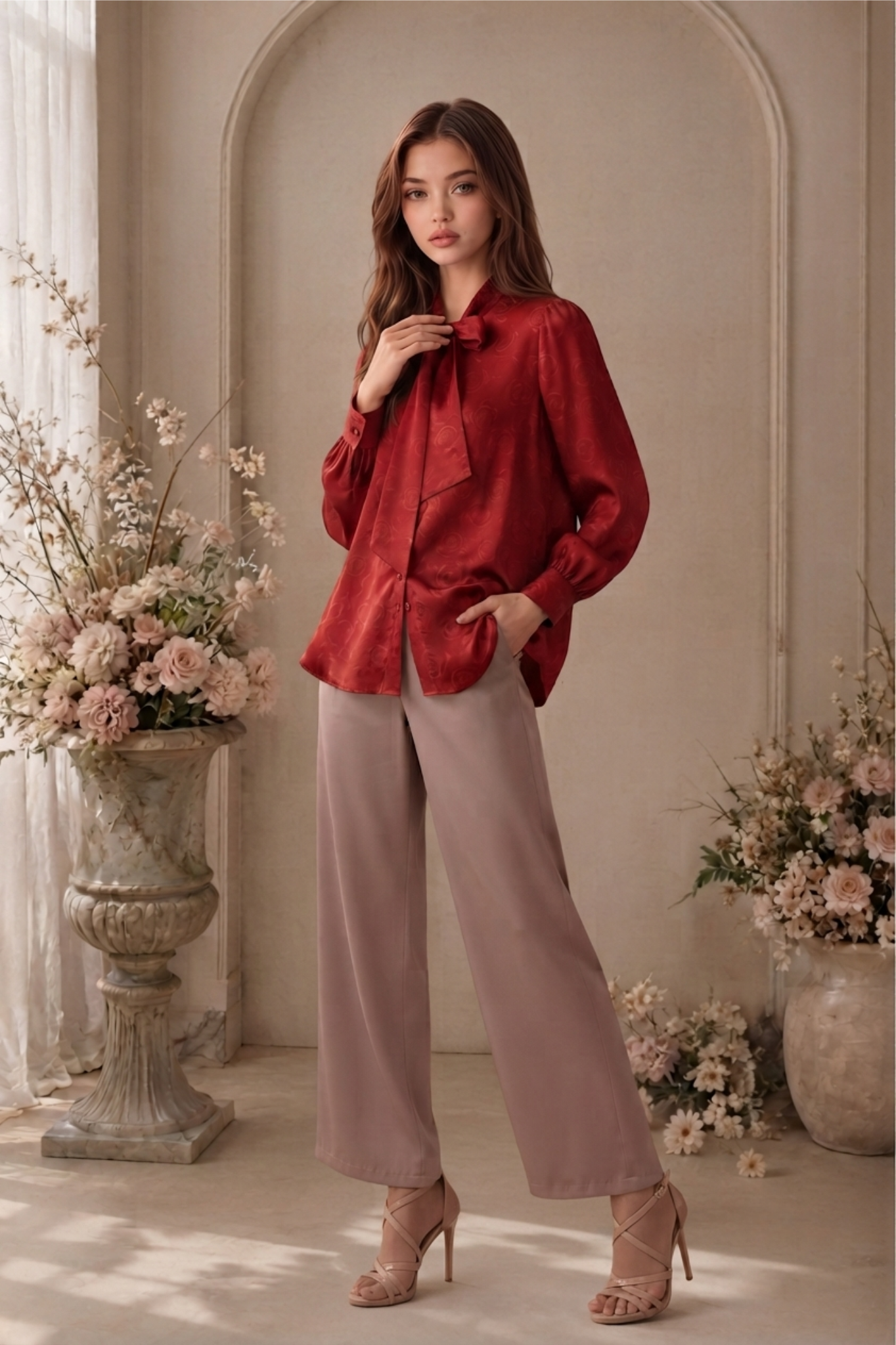 SOMERSET BAY - LONG SLEEVE BLOUSE