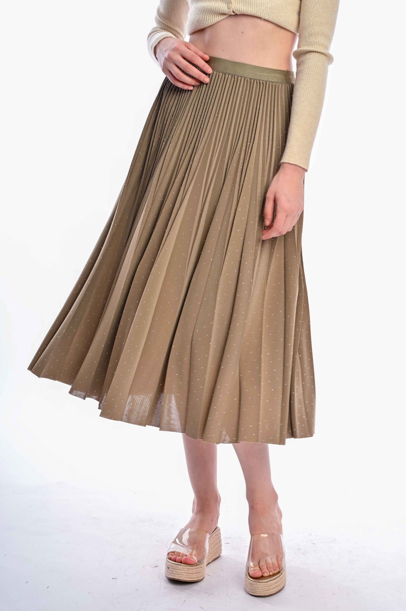 SOMERSET BAY - JOLIE LONG PLEATED SKIRT