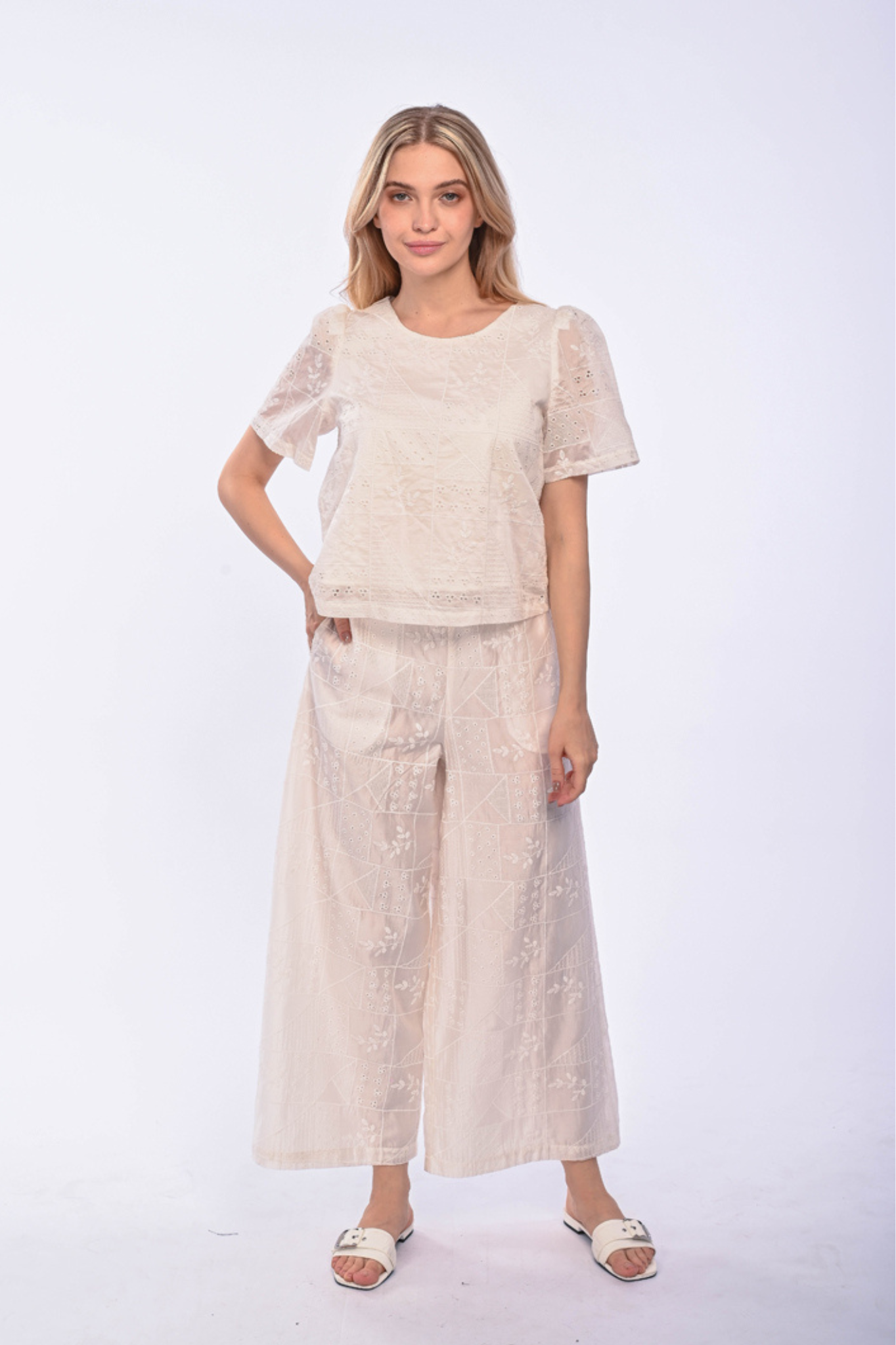 MARIAH - babydoll short sleeve top