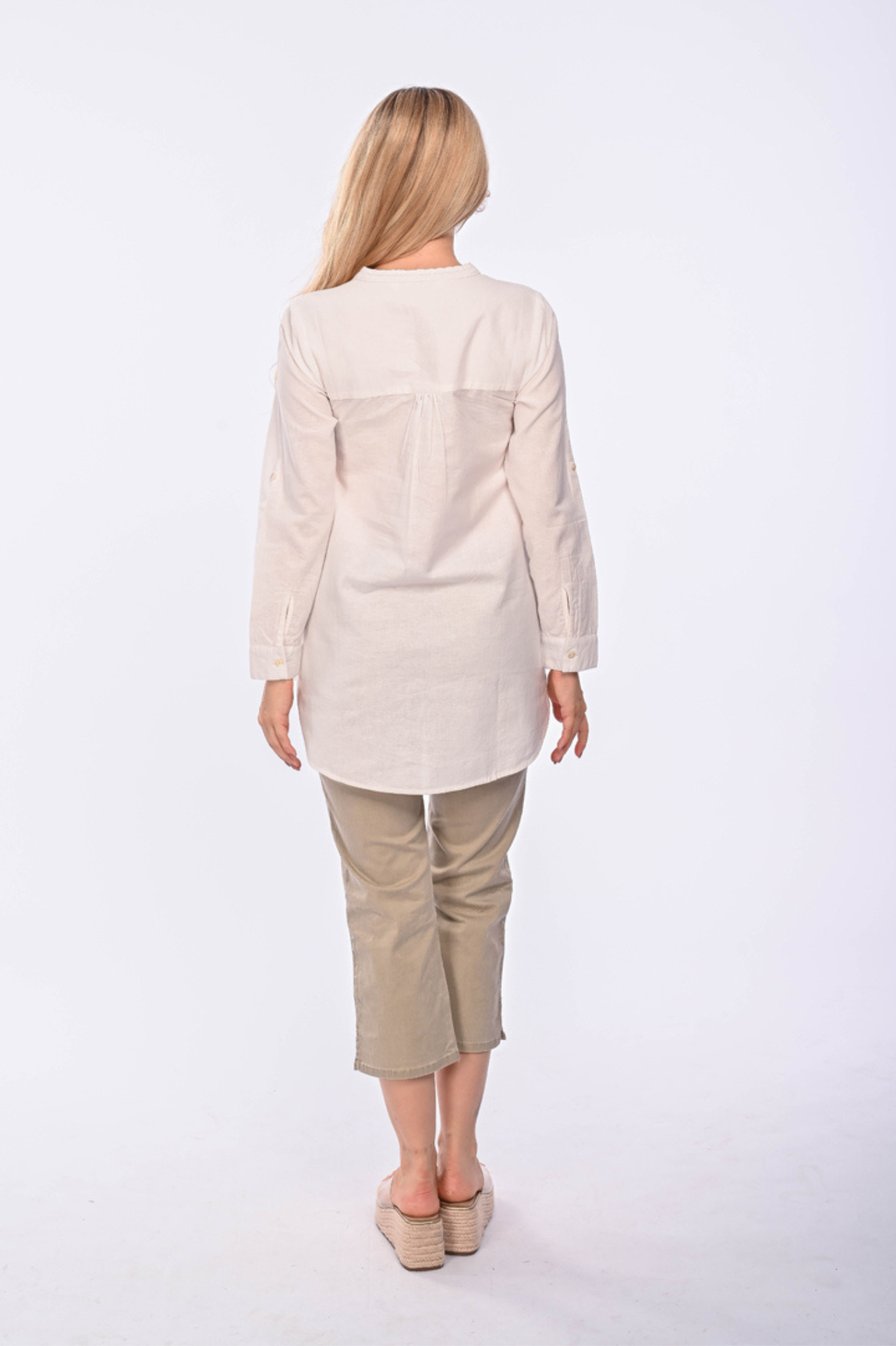 CATALEYA - long sleeve embroidered tunic