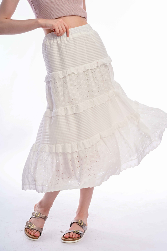 SOMERSET BAY - SARAH LONG TIERED SKIRT