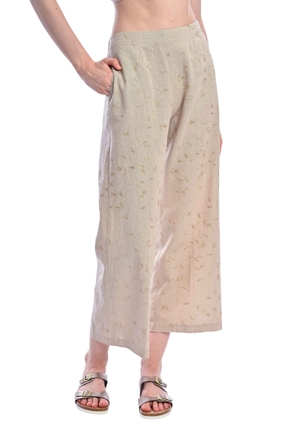 SOMERSET BAY - HANNAH WIDE LEG LINEN PANTS