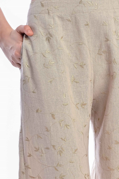 SOMERSET BAY - HANNAH WIDE LEG LINEN PANTS