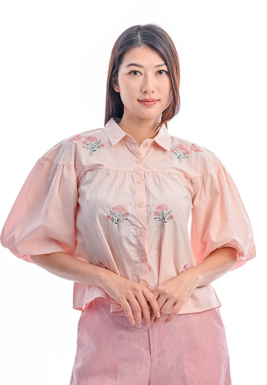 Somerset Bay - Serena Embroidered Blouse