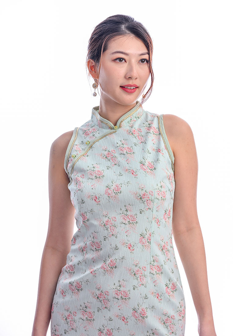 Somerset Bay - Wendy Sleeveless Cheongsam Dress