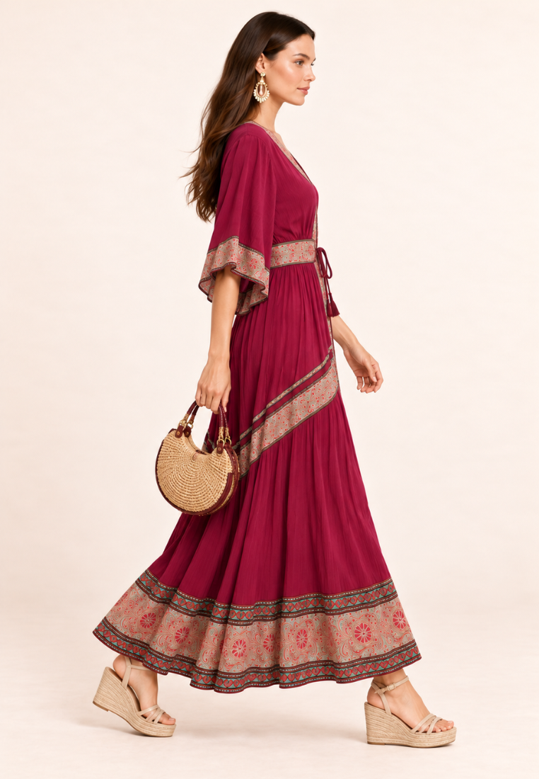 East India Company - Anya Printed Maxi Dress