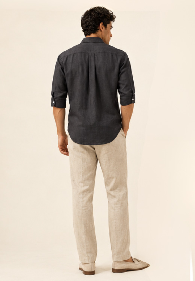 East India Company - Men’s Long-Sleeve Chest-Pocket Shirt
