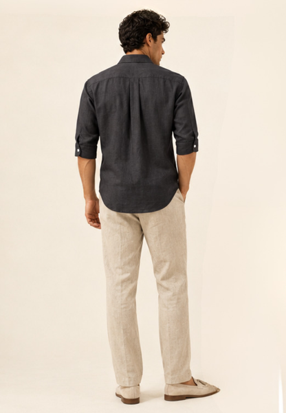 East India Company - Men’s Long-Sleeve Chest-Pocket Shirt