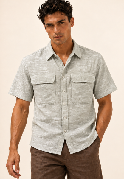 East India Company - Textured Utility Shirt