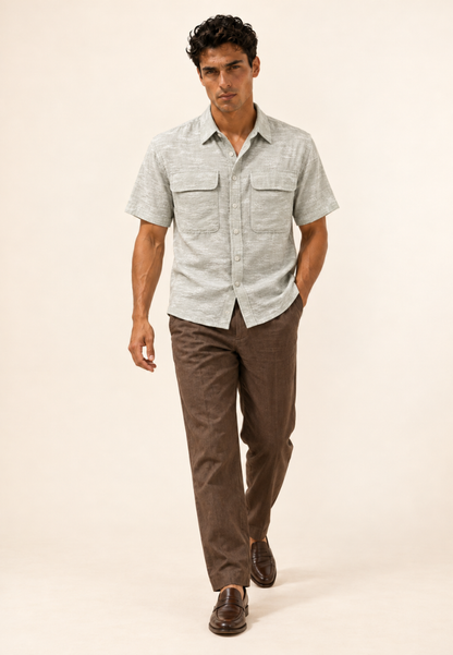 East India Company - Textured Utility Shirt