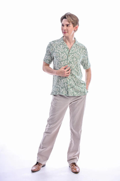 East India Company - Amjad Regular Fit Short Sleeve Shirt