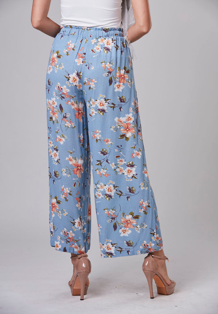 ELLIANA - Rayon Pant Long 2 Front Pockets Wide Leg