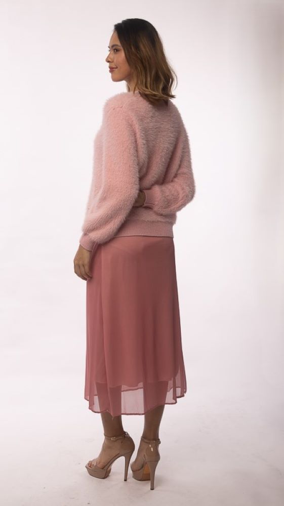 Somerset Bay - Jacelyn Faux Fur Cardigan