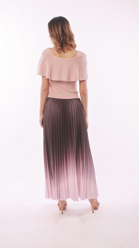 Somerset Bay - ADDISON Machine Knit Pearl Short Sleeve Top