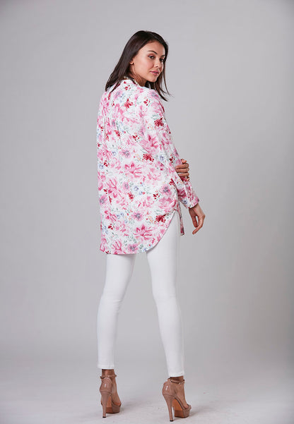 FAITH - Tunic Blouse with Half Placket