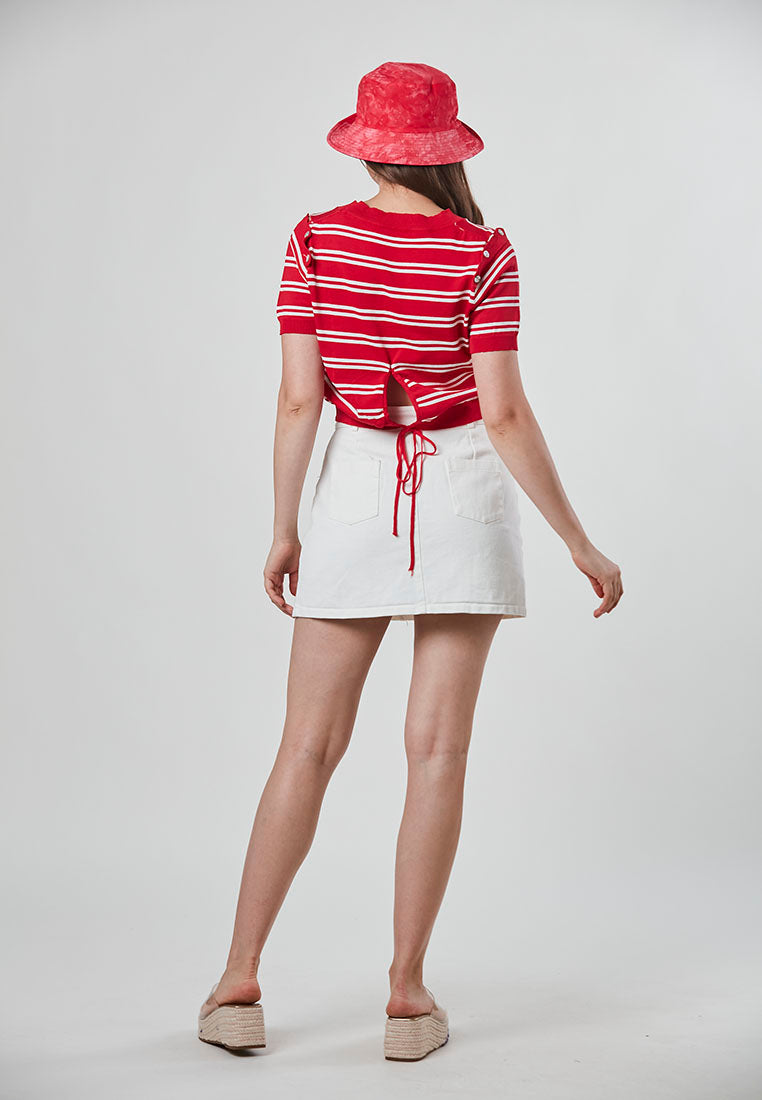 LILAH - Versatile Textured Knit Crop Top