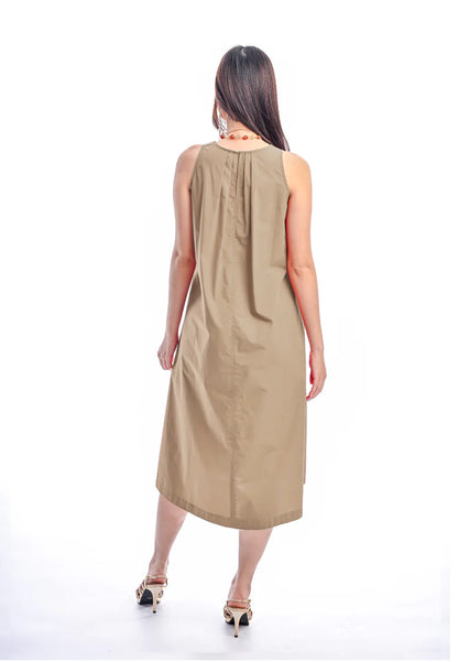 East India Company -Beau, Sleeveless Midi Tent Dress
