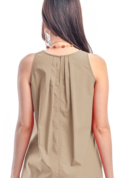 East India Company -Beau, Sleeveless Midi Tent Dress