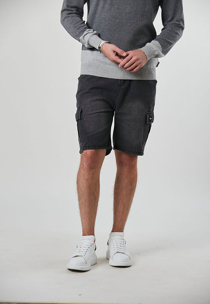 MATEO - Prewashed Cargo Bermuda