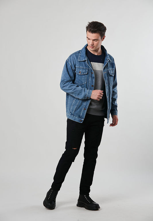 JACKSON - Slim Fit Mens Distressed Jeans