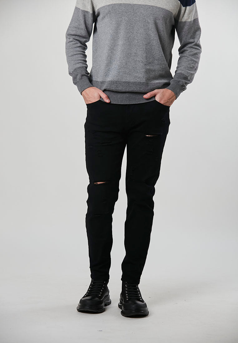 JACKSON - Slim Fit Mens Distressed Jeans
