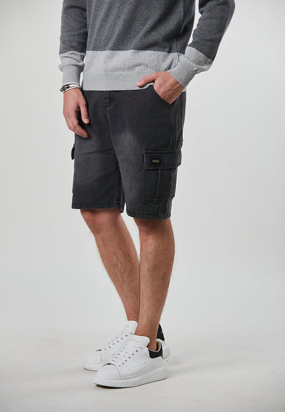 MATEO - Prewashed Cargo Bermuda