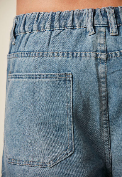 MATEO - Prewashed Cargo Bermuda