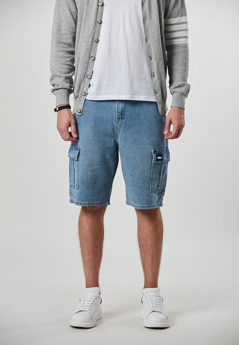 MATEO - Prewashed Cargo Bermuda