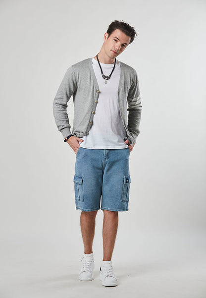 MATEO - Prewashed Cargo Bermuda