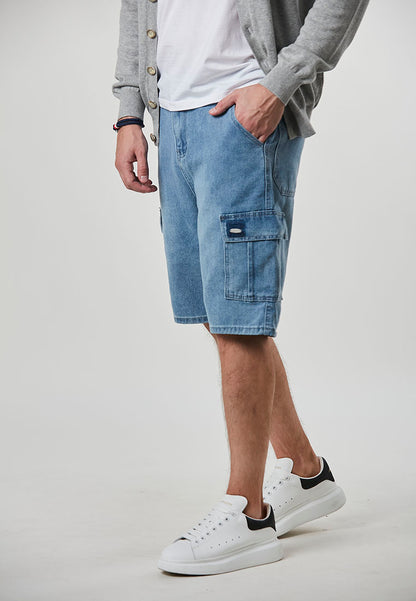 MATEO - Prewashed Cargo Bermuda