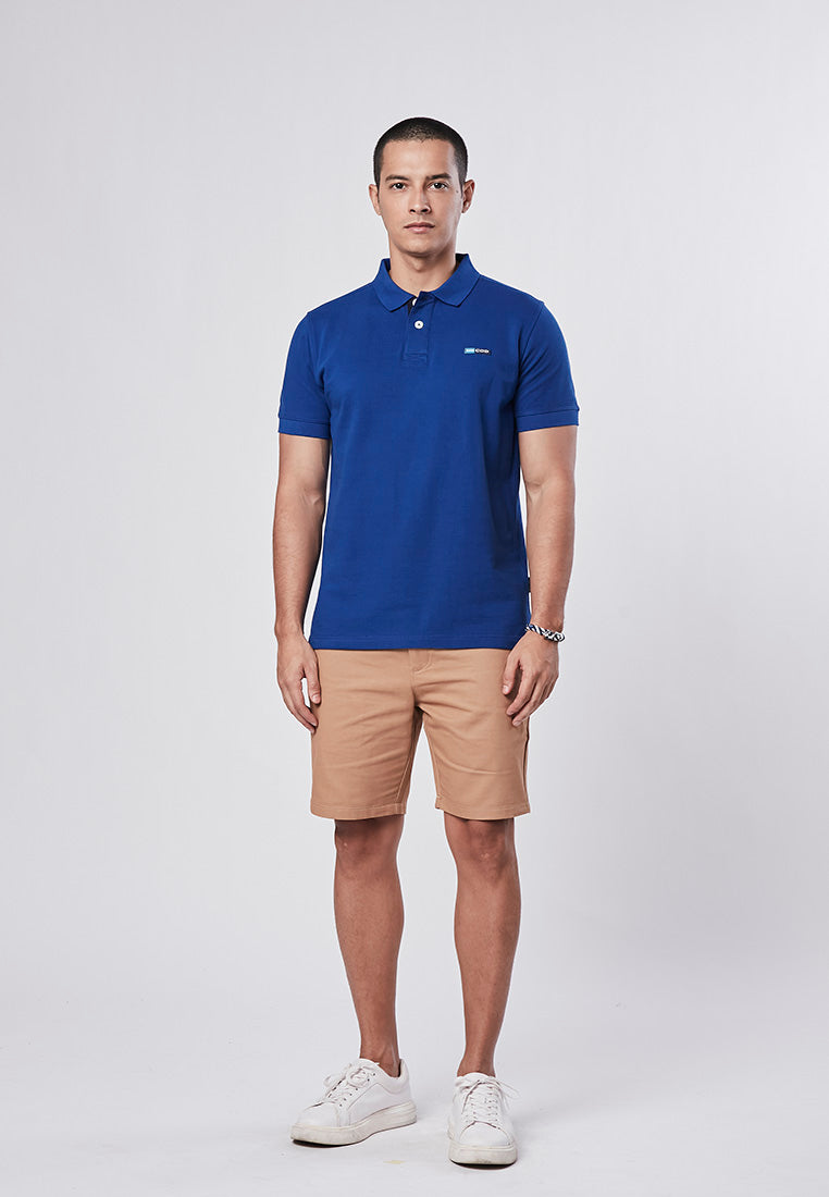 ETHAN - Prewash Slim Fit Bermuda Shorts