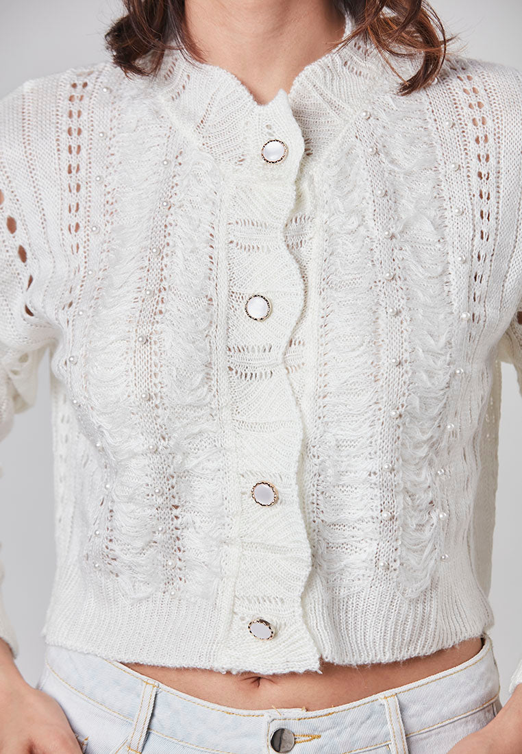 PEYTON - Cropped cardigan