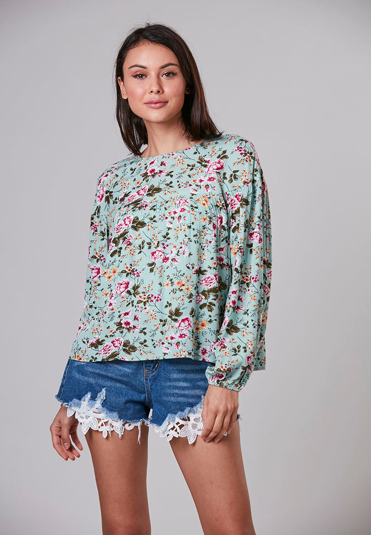 IRIS - Floral Baby Doll Top