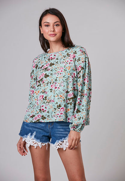 IRIS - Floral Baby Doll Top