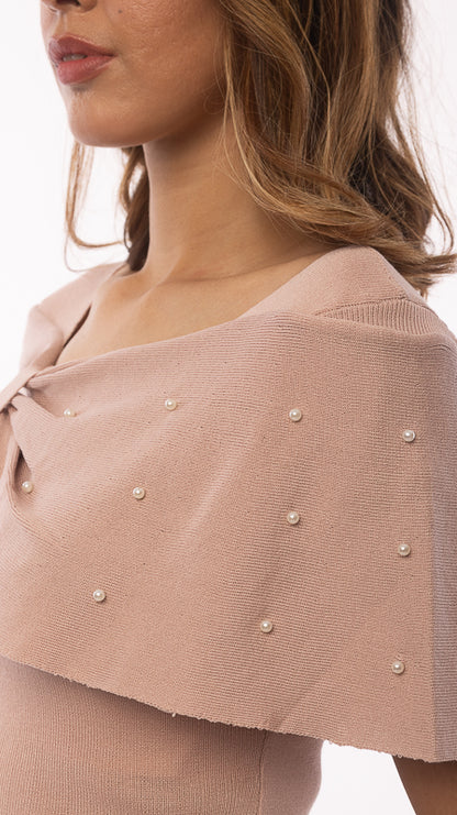 Somerset Bay - ADDISON Machine Knit Pearl Short Sleeve Top