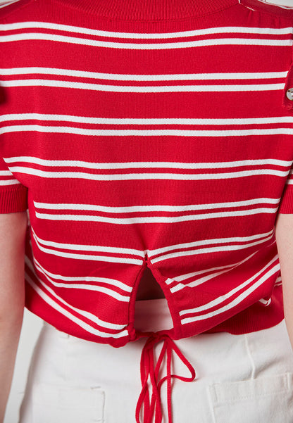 LILAH - Versatile Textured Knit Crop Top