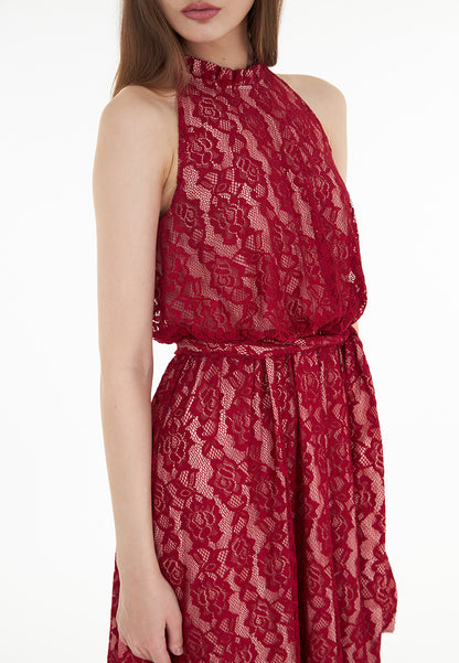 Somerset Bay Alivia - Halter Lace Maxi Dress