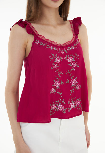 Somerset Bay Annabelle - Frills Spaghetti Top