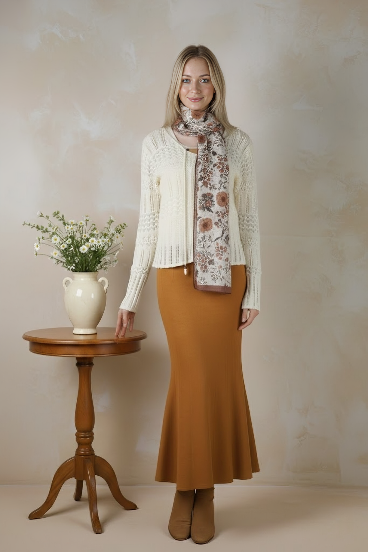 East India Company - Zoel Long Sleeve Crochet Blouse