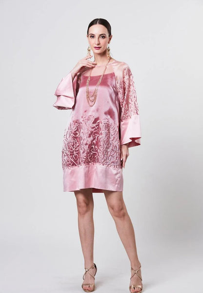 Eshana Embroidered Midi Dress