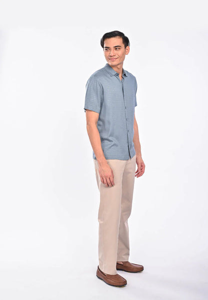 East India Company Faisal Short Sleeve Shirt Grey