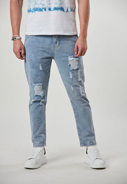 DANIEL - Prewashed Distressed Jean