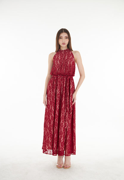 Somerset Bay Alivia - Halter Lace Maxi Dress