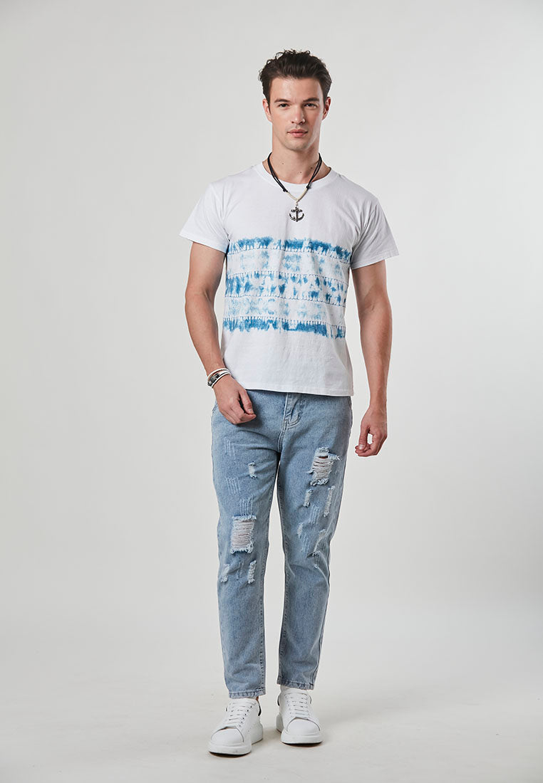 DANIEL - Prewashed Distressed Jean