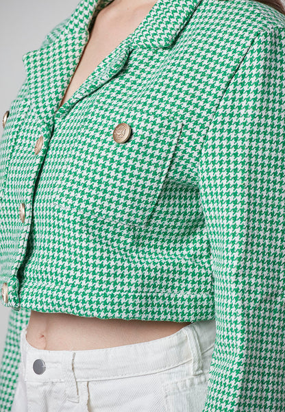 BLAKELY - Crop Tweed Jacket