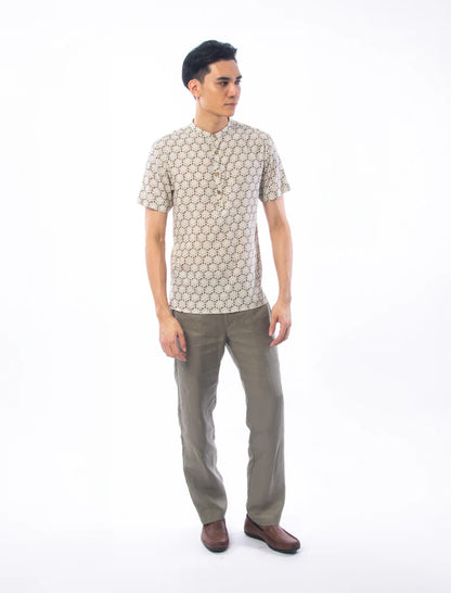 East India Company - Harziz Men Slim Fit Printed Shirt