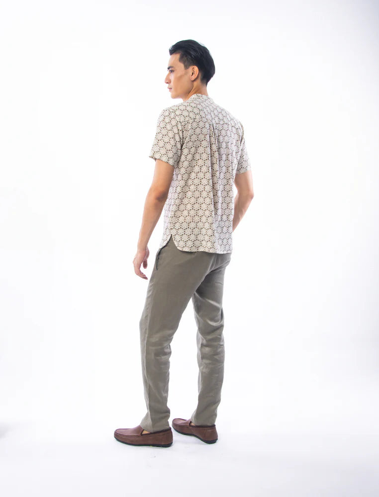 East India Company - Harziz Men Slim Fit Printed Shirt